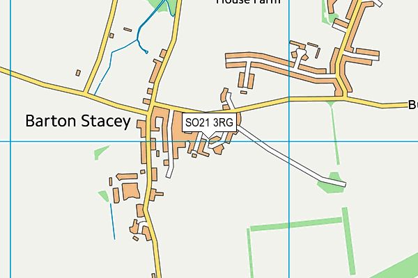 SO21 3RG map - OS VectorMap District (Ordnance Survey)