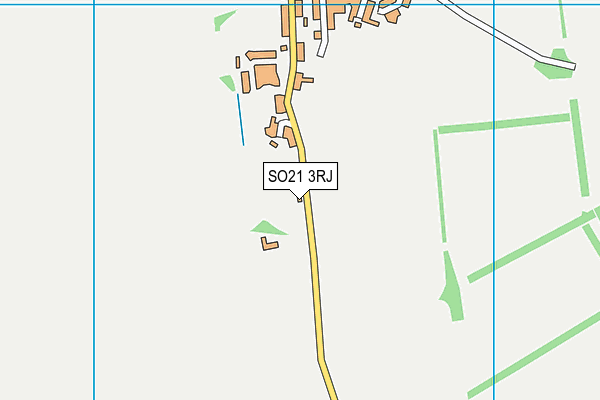 SO21 3RJ map - OS VectorMap District (Ordnance Survey)