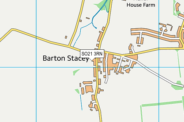 SO21 3RN map - OS VectorMap District (Ordnance Survey)