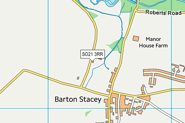 SO21 3RR map - OS VectorMap District (Ordnance Survey)