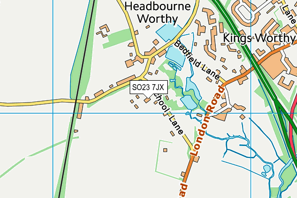 Map of HAMPSHIRE VEIN CLINIC LIMITED at district scale