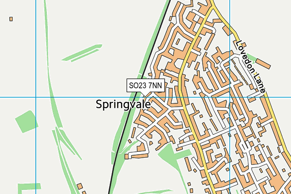 SO23 7NN map - OS VectorMap District (Ordnance Survey)