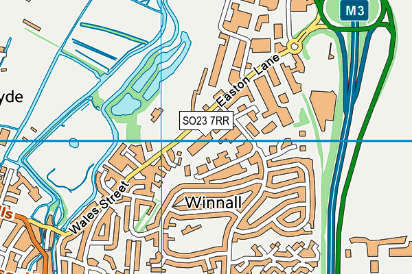 SO23 7RR map - OS VectorMap District (Ordnance Survey)