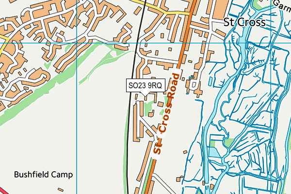 SO23 9RQ map - OS VectorMap District (Ordnance Survey)