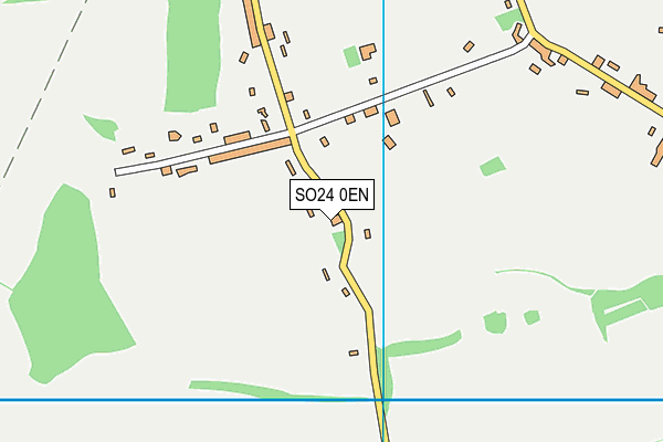 SO24 0EN map - OS VectorMap District (Ordnance Survey)