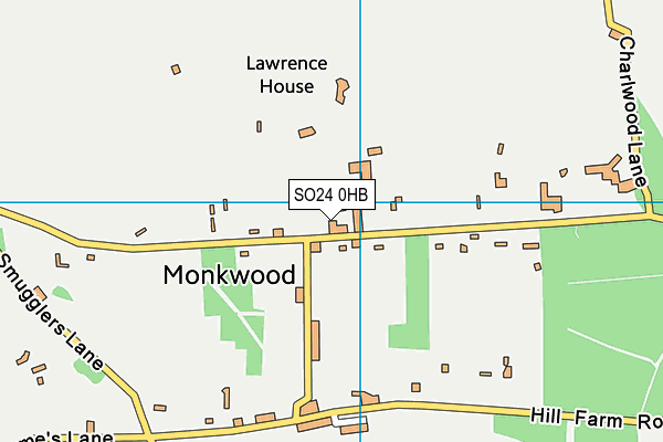 Map of MCGREGOR WORKS LIMITED at district scale