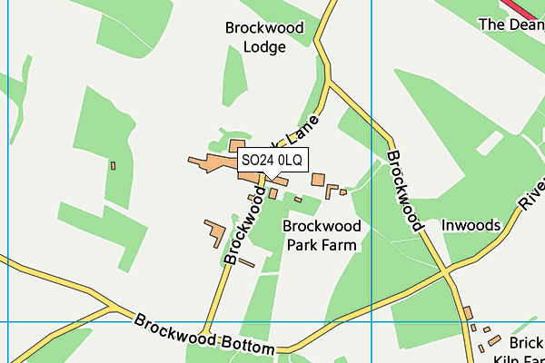 Brockwood Park School map (SO24 0LQ) - OS VectorMap District (Ordnance Survey)