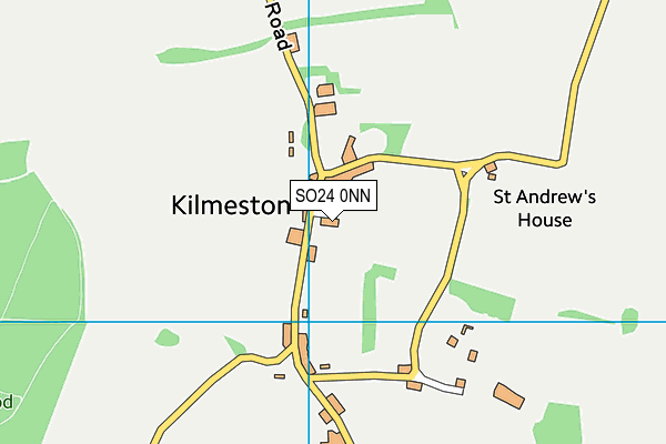 SO24 0NN map - OS VectorMap District (Ordnance Survey)