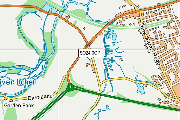 SO24 0QP map - OS VectorMap District (Ordnance Survey)