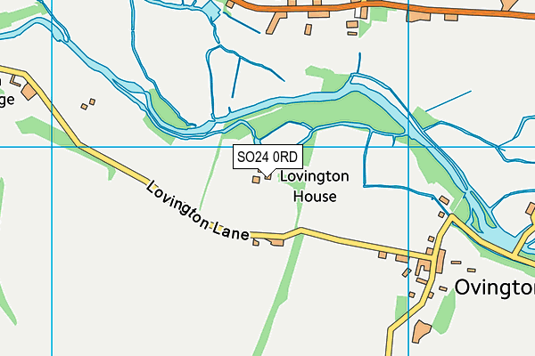 SO24 0RD map - OS VectorMap District (Ordnance Survey)