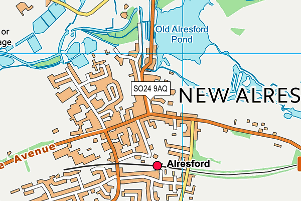 Map of ALRESFORD BUILDERS' MERCHANTS LIMITED at district scale