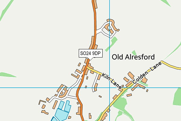 SO24 9DP map - OS VectorMap District (Ordnance Survey)