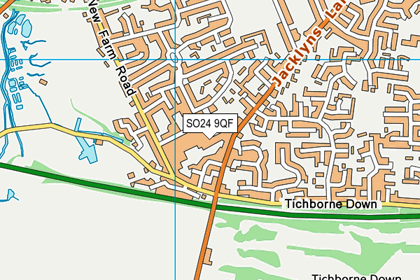Map of WALDRON TRADING LIMITED at district scale