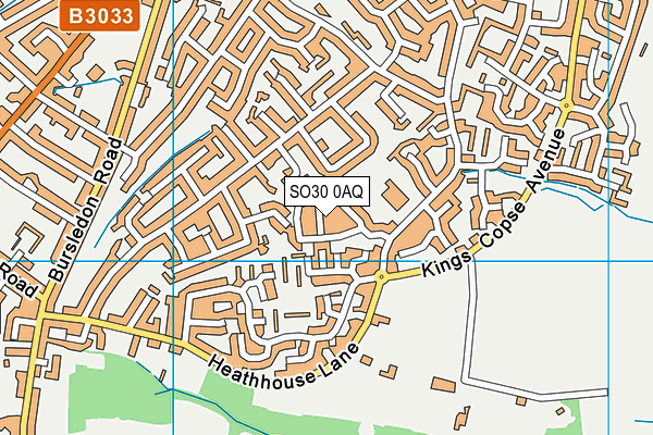 SO30 0AQ map - OS VectorMap District (Ordnance Survey)