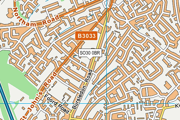 SO30 0BR map - OS VectorMap District (Ordnance Survey)