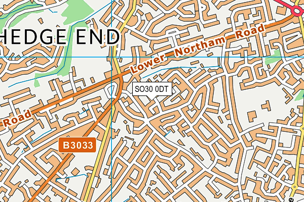 SO30 0DT map - OS VectorMap District (Ordnance Survey)