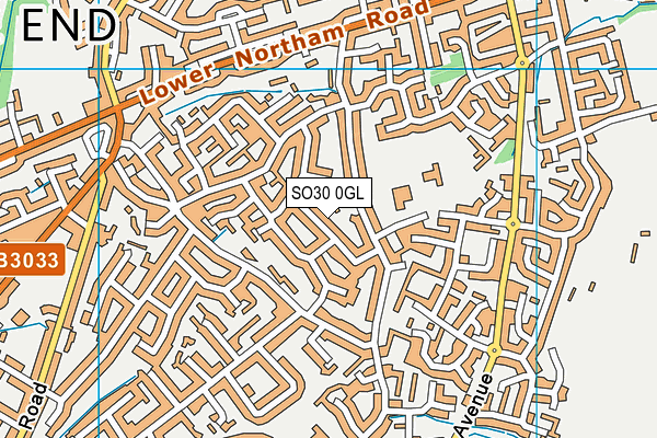 SO30 0GL map - OS VectorMap District (Ordnance Survey)