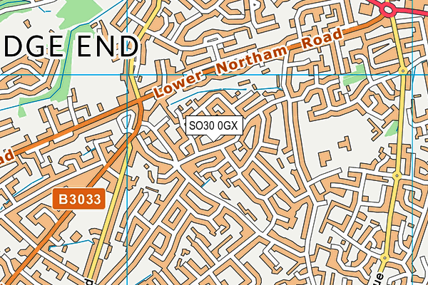 SO30 0GX map - OS VectorMap District (Ordnance Survey)