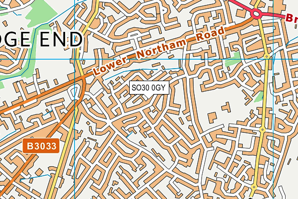 SO30 0GY map - OS VectorMap District (Ordnance Survey)