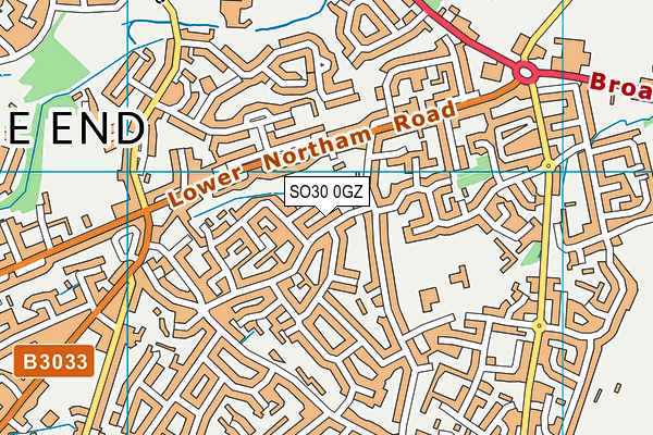 SO30 0GZ map - OS VectorMap District (Ordnance Survey)