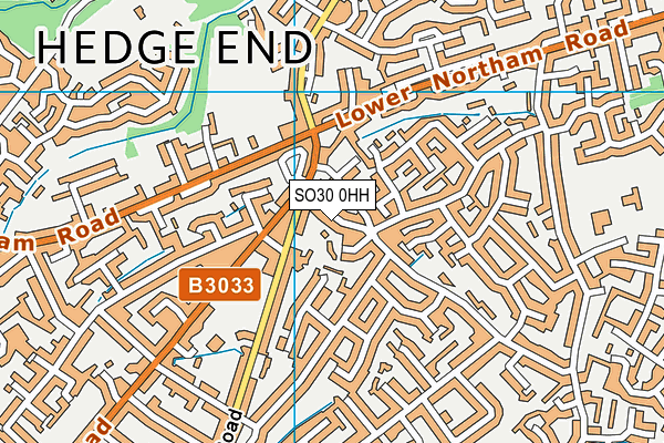 SO30 0HH map - OS VectorMap District (Ordnance Survey)