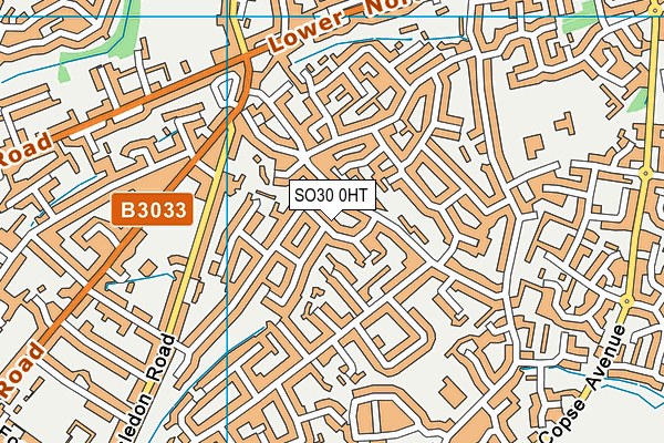 SO30 0HT map - OS VectorMap District (Ordnance Survey)