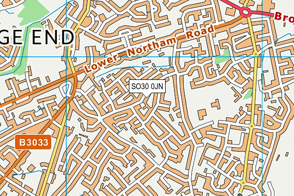 SO30 0JN map - OS VectorMap District (Ordnance Survey)