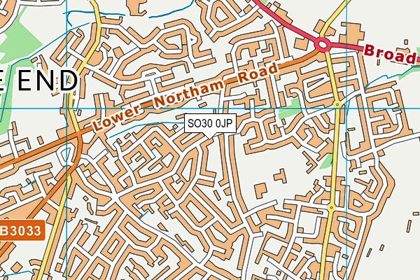 SO30 0JP map - OS VectorMap District (Ordnance Survey)