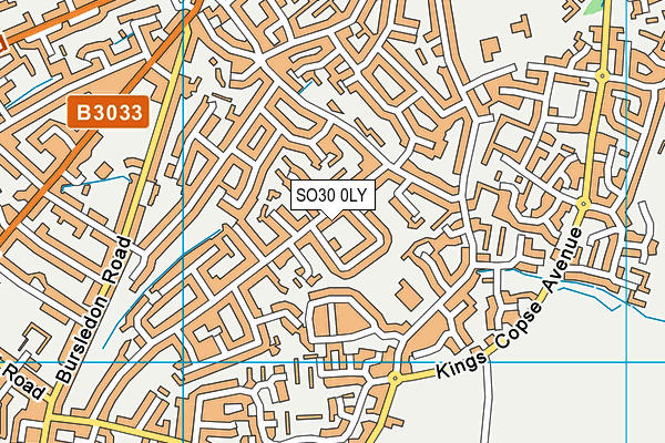 SO30 0LY map - OS VectorMap District (Ordnance Survey)