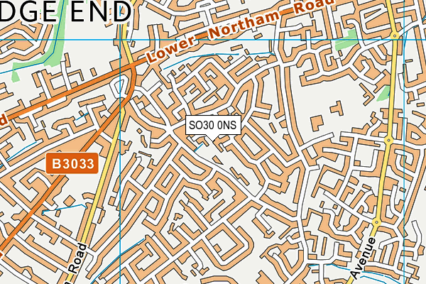 SO30 0NS map - OS VectorMap District (Ordnance Survey)