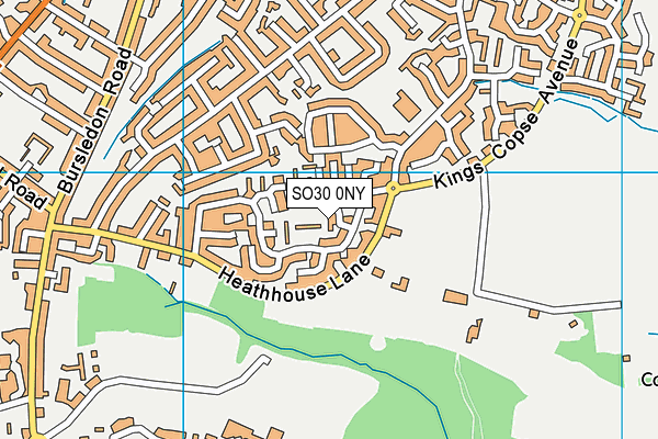 SO30 0NY map - OS VectorMap District (Ordnance Survey)