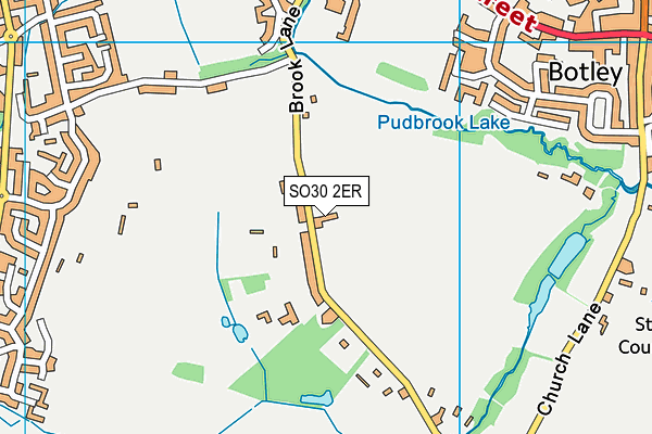 Map of PATRICK HORWOOD COMMUNICATIONS LTD at district scale