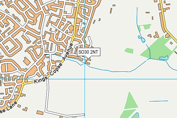 SO30 2NT map - OS VectorMap District (Ordnance Survey)