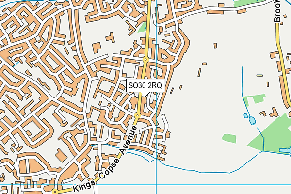 SO30 2RQ map - OS VectorMap District (Ordnance Survey)