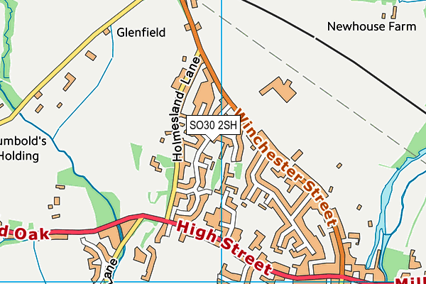 Map of VILLAGE INNS (HAMPSHIRE) LIMITED at district scale