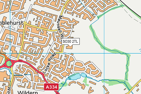 Berrywood Primary School map (SO30 2TL) - OS VectorMap District (Ordnance Survey)