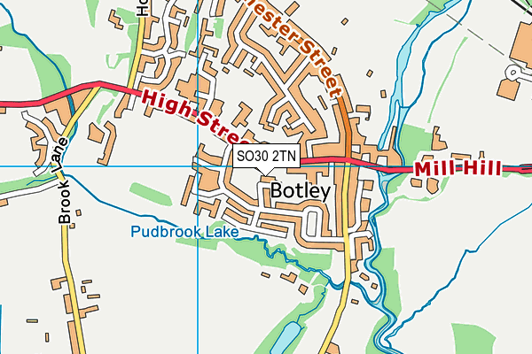 SO30 2TN map - OS VectorMap District (Ordnance Survey)