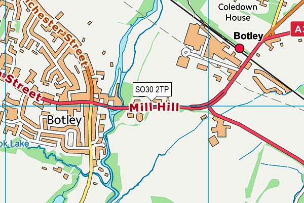 SO30 2TP map - OS VectorMap District (Ordnance Survey)