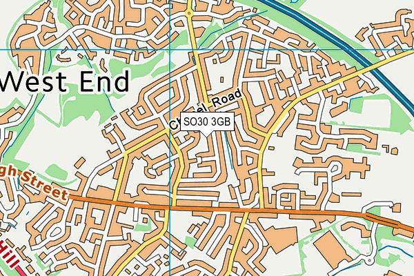SO30 3GB map - OS VectorMap District (Ordnance Survey)