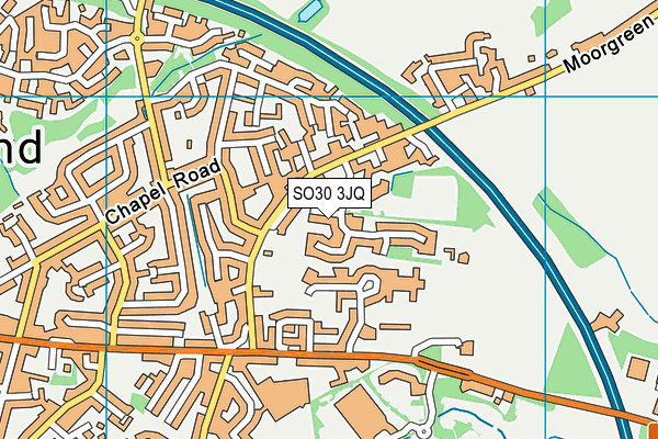 SO30 3JQ map - OS VectorMap District (Ordnance Survey)