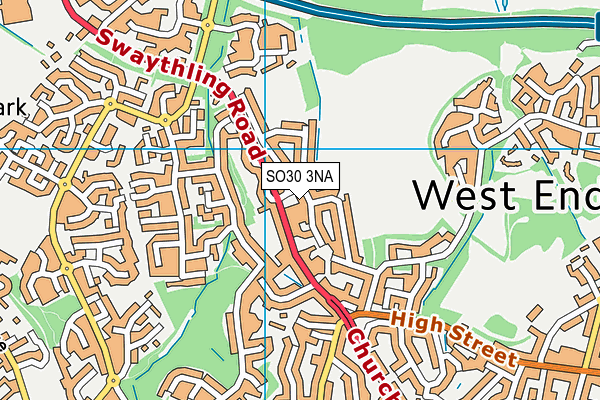 SO30 3NA map - OS VectorMap District (Ordnance Survey)