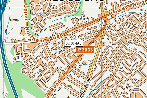 SO30 4AL map - OS VectorMap District (Ordnance Survey)