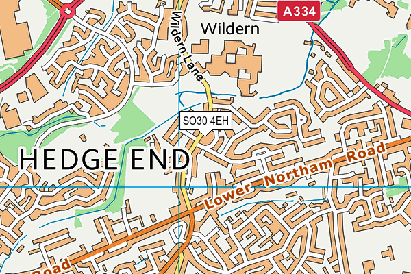 SO30 4EH map - OS VectorMap District (Ordnance Survey)