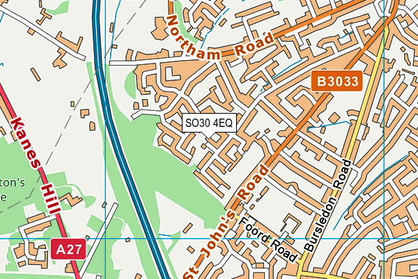 SO30 4EQ map - OS VectorMap District (Ordnance Survey)