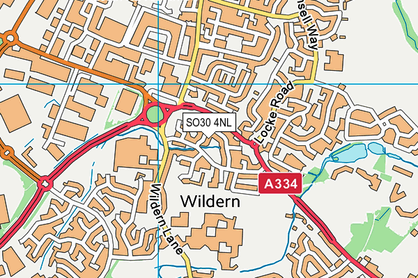 SO30 4NL map - OS VectorMap District (Ordnance Survey)