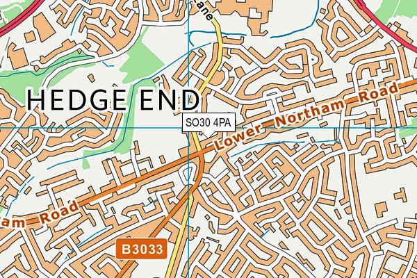 SO30 4PA map - OS VectorMap District (Ordnance Survey)