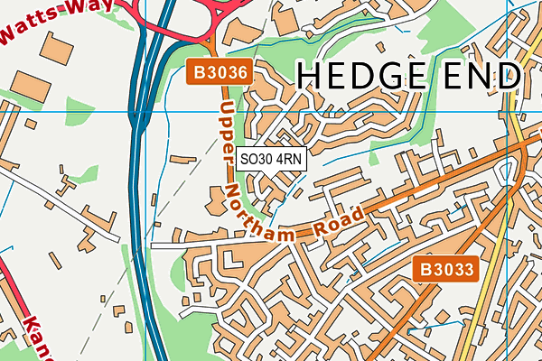 SO30 4RN map - OS VectorMap District (Ordnance Survey)