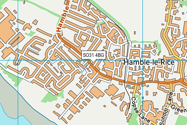 SO31 4BG map - OS VectorMap District (Ordnance Survey)