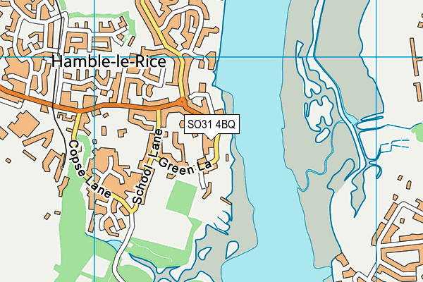 SO31 4BQ map - OS VectorMap District (Ordnance Survey)