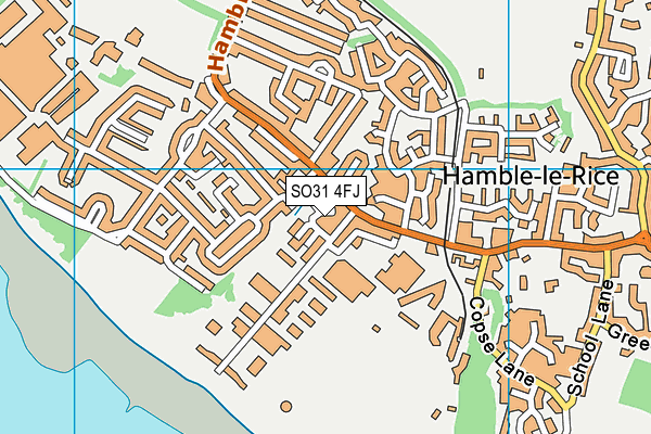 SO31 4FJ map - OS VectorMap District (Ordnance Survey)